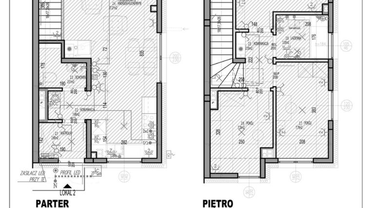 Rzut - Mieszkanie na sprzedaż 4 pokoje o powierzchni 66,13 m² - numer H2.2 w HEJ! Baniocha H