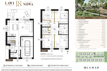 Rzut - Dom na sprzedaż 5 pokoi o powierzchni 134,58 m² - numer 10A w Lawinowa 18