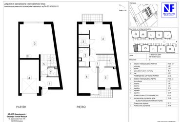 Rzut - Dom na sprzedaż 4 pokoje o powierzchni 114,37 m² - numer H2 w Dębowa Residence