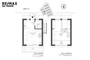 Rzut - Dom na sprzedaż 3 pokoje o powierzchni 49,8 m² - numer G30 w Sea House Wicie