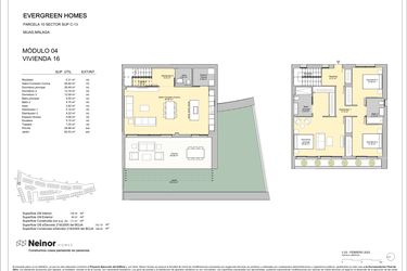Rzut - Mieszkanie na sprzedaż 3 pokoje o powierzchni 138 m² - numer 4.16 w Evergreen Homes - Mijas