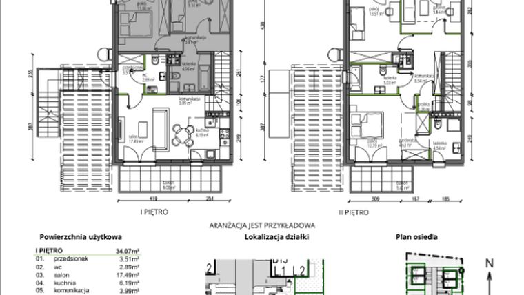 Rzut - Mieszkanie na sprzedaż 4 pokoje o powierzchni 92,85 m² - numer B14.L2 w Rokokowa Vita