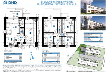 Rzut - Dom na sprzedaż 5 pokoi o powierzchni 101,82 m² - numer 2A w Domy w Bielanach Wrocławskich