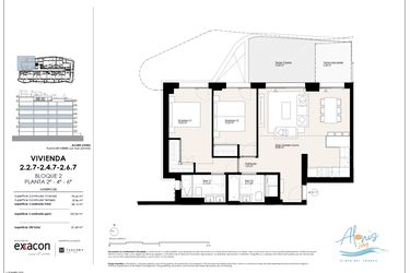 Rzut - Mieszkanie na sprzedaż 2 pokoje o powierzchni 110,04 m² - numer 67. w Alonis Living II