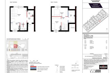 Rzut - Dom na sprzedaż 3 pokoje o powierzchni 67,02 m² - numer 5_01B w Nowe Warzymice 5