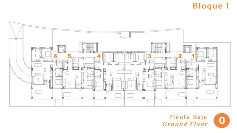 Rzut - Mieszkanie na sprzedaż 3 pokoje o powierzchni 98,16 m² - numer 3 w Mieszkania w San Miguel de Salinas - 24548026