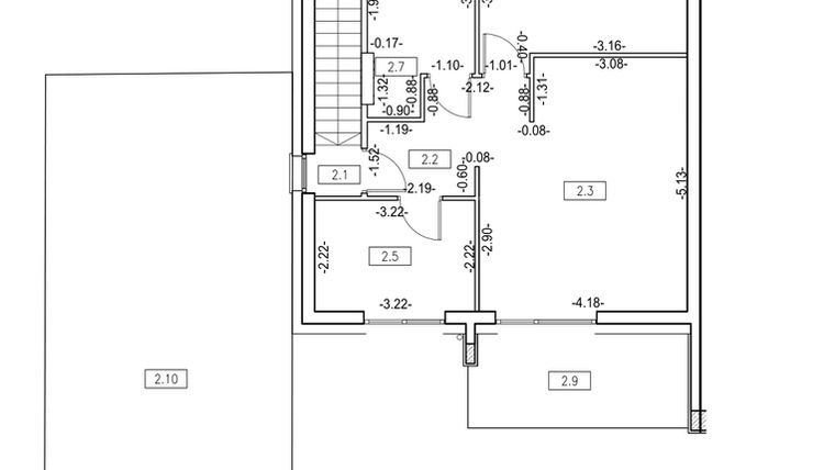 Rzut - Mieszkanie na sprzedaż 3 pokoje o powierzchni 60,07 m² - numer M9 w Osiedle Zygmunta