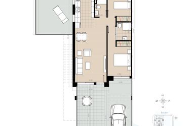 Rzut - Mieszkanie na sprzedaż 2 pokoje o powierzchni 181,7 m² - numer V4.2 w Residencial Nova II