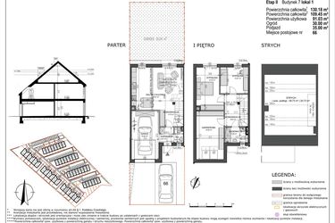 Rzut - Mieszkanie na sprzedaż 4 pokoje o powierzchni 109,45 m² - numer B7/L1 w Słoneczne Ogrody