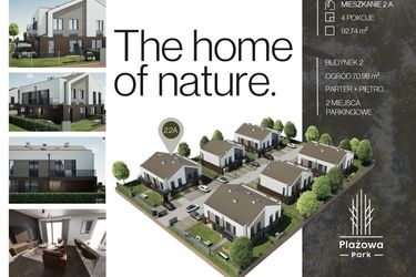 Rzut - Dom na sprzedaż 4 pokoje o powierzchni 92,72 m² - numer 2.2A w Plażowa Park Głowno