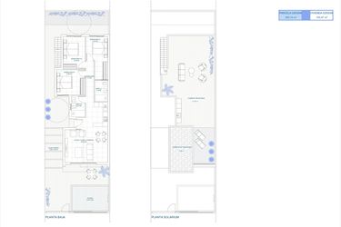 Rzut - Dom na sprzedaż 3 pokoje o powierzchni 105,47 m² - numer 3 w Willa w Los Alcázares - 35446046