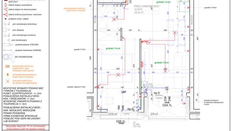 Rzut - Mieszkanie na sprzedaż 1 pokój o powierzchni 49,21 m² - numer A.1.8 w Piekary 18
