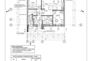 Rzut - Mieszkanie na sprzedaż 3 pokoje o powierzchni 45,9 m² - numer 15C w Słoneczny Nowy Otok - Malownicza VI