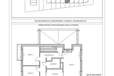 Rzut - Mieszkanie na sprzedaż 3 pokoje o powierzchni 77,77 m² - numer 47B w Osiedle Zagajnik - etap I