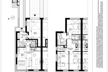 Rzut - Dom na sprzedaż 4 pokoje o powierzchni 131,8 m² - numer A1 M1 w Enklawa Zwierzyniec