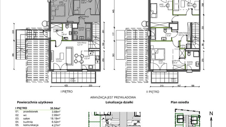 Rzut - Mieszkanie na sprzedaż 4 pokoje o powierzchni 92,85 m² - numer B01.L2 w Rokokowa Vita