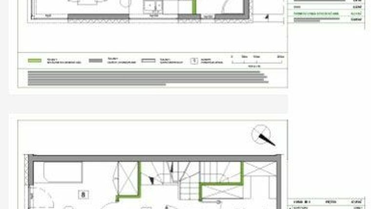 Rzut - Dom na sprzedaż 4 pokoje o powierzchni 94,13 m² - numer 3B.1 w Wawer Park II