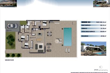 Rzut - Dom na sprzedaż 3 pokoje o powierzchni 143,8 m² - numer 2 w Domy w Mutxamel - 98534816