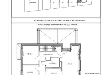 Rzut - Mieszkanie na sprzedaż 3 pokoje o powierzchni 77,71 m² - numer 50B w Osiedle Zagajnik - etap I