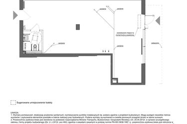 Rzut - Lokal użytkowy na sprzedaż 1 pokój o powierzchni 89,87 m² - numer 2 w Perspektywa