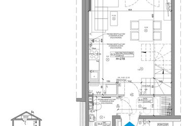 Rzut - Dom na sprzedaż 3 pokoje o powierzchni 68,29 m² - numer 10A w Osiedle Słoneczne