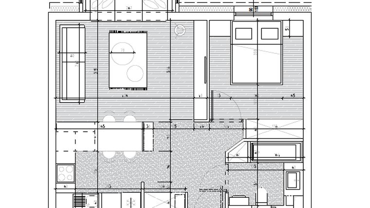 Rzut - Mieszkanie na sprzedaż 2 pokoje o powierzchni 43,63 m² - numer 1 w Blich