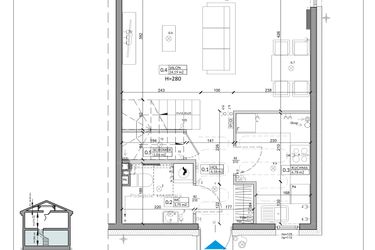 Rzut - Dom na sprzedaż 4 pokoje o powierzchni 86,01 m² - numer 24B w Zielono Mi