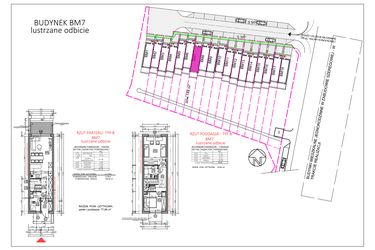 Rzut - Dom na sprzedaż 3 pokoje o powierzchni 77,66 m² - numer bm7 w Zielony Zakątek etap 2