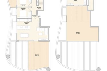 Rzut - Mieszkanie na sprzedaż 4 pokoje o powierzchni 261,15 m² - numer 17-A w Apartamenty w Calpe - 70729417