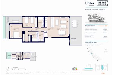 Rzut - Mieszkanie na sprzedaż 2 pokoje o powierzchni 129,76 m² - numer A11-031 w Unika I