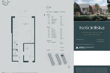 Rzut - Dom na sprzedaż 4 pokoje o powierzchni 142,95 m² - numer 2.B w Kościeliska