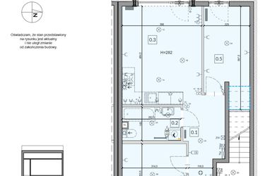 Rzut - Mieszkanie na sprzedaż 3 pokoje o powierzchni 49,88 m² - numer 53 w Boska Ksawerowska IV
