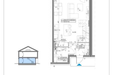 Rzut - Mieszkanie na sprzedaż 4 pokoje o powierzchni 82,75 m² - numer 53B w Domy na Witosa etap 2A i 2B