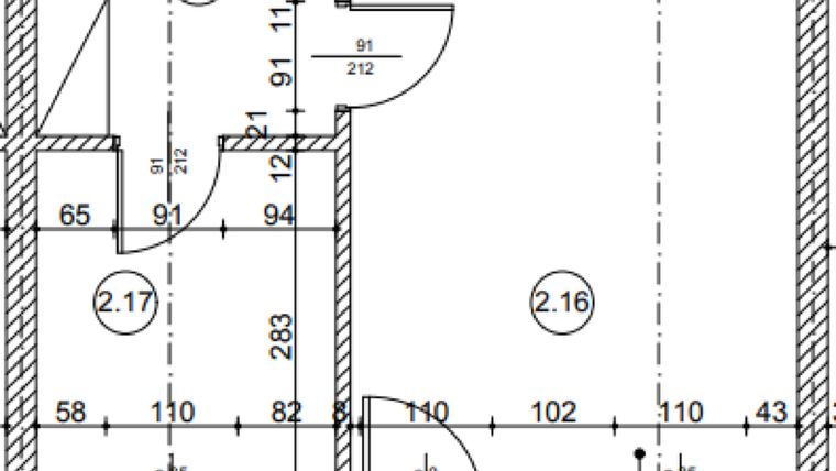 Rzut - Mieszkanie na sprzedaż 2 pokoje o powierzchni 48,03 m² - numer 22.11 w Osiedle Wyszyńskiego