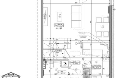 Rzut - Dom na sprzedaż 4 pokoje o powierzchni 85,9 m² - numer 32B w Zielono Mi 2