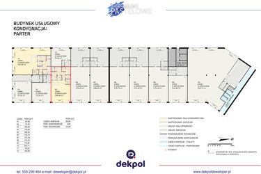 Rzut - Lokal użytkowy na sprzedaż 1 pokój o powierzchni 108,69 m² - numer 3 w Park Handlowy Pastelowe