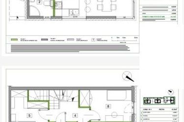 Rzut - Dom na sprzedaż 4 pokoje o powierzchni 92,15 m² - numer 3A.1 w Wawer Park II