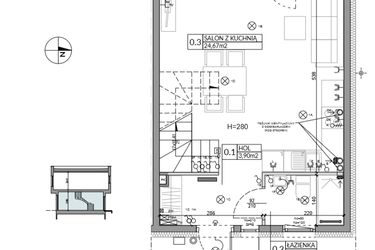 Rzut - Dom na sprzedaż 4 pokoje o powierzchni 74,84 m² - numer 32 w Boska Ksawerowska 2 etap 2