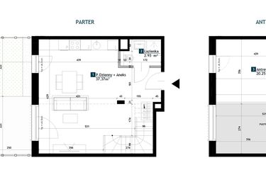 Rzut - Mieszkanie na sprzedaż 1 pokój o powierzchni 60,55 m² - numer BH0005 w Viva Cité