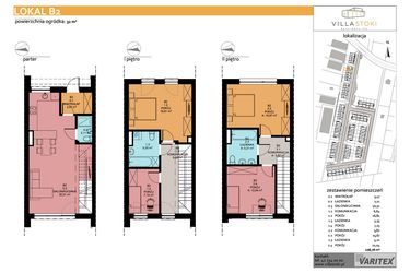Rzut - Dom na sprzedaż 5 pokoi o powierzchni 108,78 m² - numer B2 w Villa Stoki (domy)