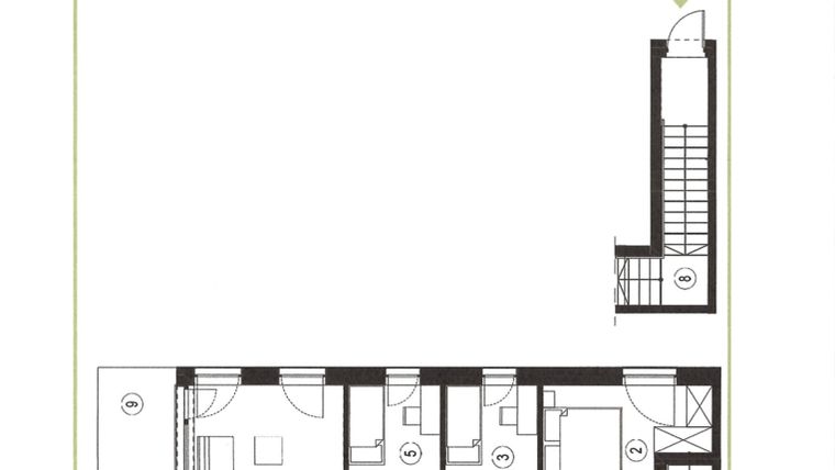 Rzut - Mieszkanie na sprzedaż 4 pokoje o powierzchni 79,19 m² - numer 17_2 w Apartamenty Sielanka