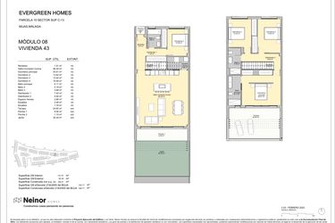 Rzut - Mieszkanie na sprzedaż 4 pokoje o powierzchni 141 m² - numer 8.43 w Evergreen Homes - Mijas