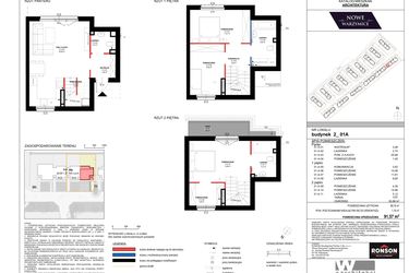 Rzut - Dom na sprzedaż 4 pokoje o powierzchni 91,72 m² - numer 2_01A w Nowe Warzymice 5