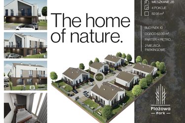 Rzut - Dom na sprzedaż 4 pokoje o powierzchni 82,05 m² - numer 10.2B w Plażowa Park Głowno