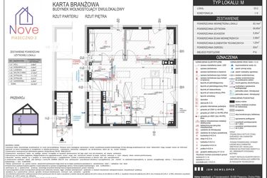 Rzut - Dom na sprzedaż 3 pokoje o powierzchni 63 m² - numer D3.2 w Nove Piaseczno 2