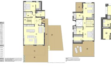 Rzut - Dom na sprzedaż 4 pokoje o powierzchni 217 m² - numer 5 w Mallorca Villas