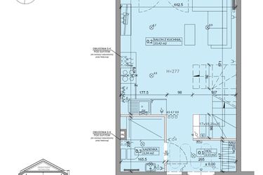 Rzut - Dom na sprzedaż 3 pokoje o powierzchni 63,99 m² - numer 39A w Ogrody Przyjaciół 5 etap IV