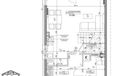 Rzut - Dom na sprzedaż 3 pokoje o powierzchni 76,5 m² - numer 28A w Zielono Mi 2