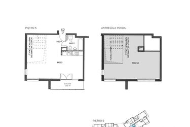 Rzut - Mieszkanie na sprzedaż 1 pokój o powierzchni 81,65 m² - numer 62 w Wzgórze Krzemionki II