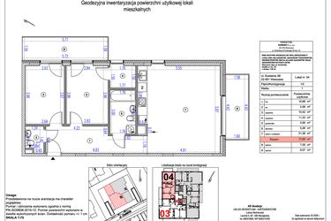 Rzut - Mieszkanie na sprzedaż 3 pokoje o powierzchni 73,66 m² - numer B4 w Vilanovia Park